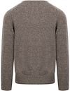 William Lockie Pullover Lamswol Vole Bruin Grijs Product / Achterkant