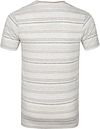 Dstrezzed T Shirt Stripes Light Grey Product / Achterkant