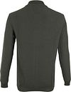 KnowledgeCotton Apparel Field Cardigan Dark Green Product / Achterkant