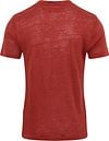 Marc O'Polo T-Shirt Linen Red Product / Achterkant