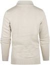 Barbour Trui Half Zip Ecru Product / Achterkant