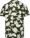 Cast Iron T Shirt Flowers Dark Green Product / Achterkant