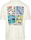 Shiwi T-Shirt Finn Sketched Flowers Off White Product / Achterkant