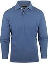 Steppin' Out Longsleeve Polo Shirt Piqué Classic Mid Blue SM9003.0001-2002 order online | Suitable