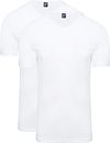 Alan Red T-Shirts West Virginia Col-V Blanc (Lot de 2) 3130/2P/01 West Virginia T-Shirt White