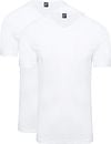 Alan Red West-Virginia V-Neck White 2-Pack 3130/2P/01 West Virginia T-Shirt White