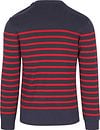 Armor-Lux Pull Groix Rayures Marine Rouge  Product / Achterkant