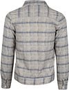 Blue Industry Overshirt Checkered Beige Product / Achterkant