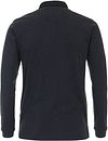 Casa Moda Longsleeve Poloshirt Stripes Navy Product / Achterkant