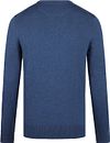 McGregor Pullover Wool Blend Mid Blauw Product / Achterkant