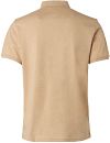 No Excess Polo Linen Beige Product / Achterkant
