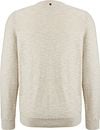 PME Legend Embroidery Floss Pullover Ecru Product / Achterkant
