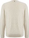 PME Legend Stickgarn Pullover Ecru Product / Achterkant