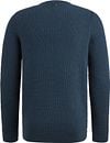 PME Legend Sweater Mouliné Navy Product / Achterkant