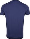 Save The Duck T-shirt Navy Stretch Text Product / Achterkant