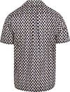 Scotch and Soda Overhemd Beige Print Product / Achterkant