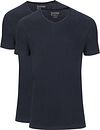 Slater 2-pack Basic Fit T-shirt V-neck Navy order online | 7610-400 | Suitable Slovenia