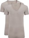 Slater T-shirts Invisible Stretch Lot de 2 Col-V  6740-915 commander en ligne | Suitable