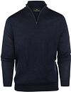 Steppin' Out Half Zip Trui Merinowol Navy SM1204.0001-2100 kopen | Suitable
