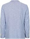 Suitable Blazer Linen Panama Light Blue Product / Achterkant