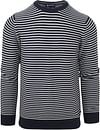 Suitable Respect Pullover Otto Dark Blue Stipe RSP-23POT-NA order online | Suitable