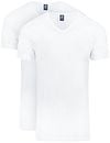 Suitable Vibambo T-Shirts V-Ausschnitt Weiß 2-Pack 3120 V-Bamb Vibambo kaufen | Suitable