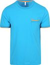 Sun68 Piqué T-Shirt Fluo Stripe Blue T35124-73 order online | Suitable