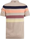 Vanguard Knitted Polo Shirt Beige Product / Achterkant