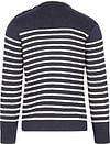 Armor-Lux Molène Pullover Wolle gestreift Navy Product / Achterkant