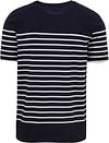 Armor-Lux Etel T-Shirt Stripes Navy Product / Achterkant