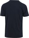 Dstrezzed Mc Queen T-shirt Melange Donkerblauw Product / Achterkant