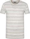 Dstrezzed T-shirt Strepen Lichtgrijs 202664 kopen | Suitable