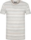 Dstrezzed T Shirt Stripes Light Grey 202664 order online | Suitable