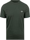 Fred Perry T-Shirt Vert Foncé T50 M1600-T50 commander en ligne | Suitable