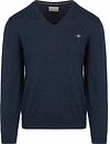 Gant Pullover V-Neck Jeans Blue 8030562-902 order online | Suitable