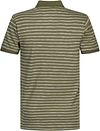 Petrol Polo Shirt Stripes Green Product / Achterkant