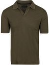 Marc O'Polo Polo Shirt Riva Linen Blend Olive Green M23209153026-452 order online | Suitable