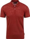 Marc O'Polo Poloshirt Linnen Rood 324211453032-382 kopen | Suitable