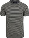 Marc O'Polo T-Shirt Linnen Streep Blauw 424232451502-F81 kopen | Suitable