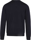 Olymp Pull Col Rond Wool Bleu Foncé Product / Achterkant