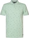 Petrol Polo Shirt Seashore Print Green order online | M-1040-POL923-6159 | Suitable Lithuania