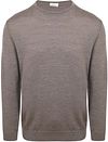 Profuomo Pullover Merino Wool Taupe order online | Suitable