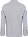 Suitable Veste de Costume De Lin Rayures Bleu Clair Product / Achterkant