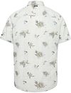 Vanguard Chemise Manches Courtes Fleurs Ecru Product / Achterkant