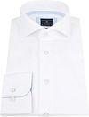 Profuomo Shirt White Blue Accent Product / Detail