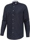 Blue Industry Shirt Mao Collar Dark Blue Product