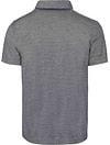 Profuomo Poloshirt Luxury Knitted Melange Blau Product / Achterkant