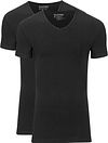 Slater 2-pack Stretch V-neck T-shirt Black 6620 order online | Suitable