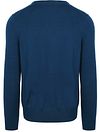 Suitable Merino Pullover V-Hals Indigo Blauw Product / Achterkant