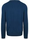 Suitable Merino Pullover V-Neck Indigo Blue Product / Achterkant